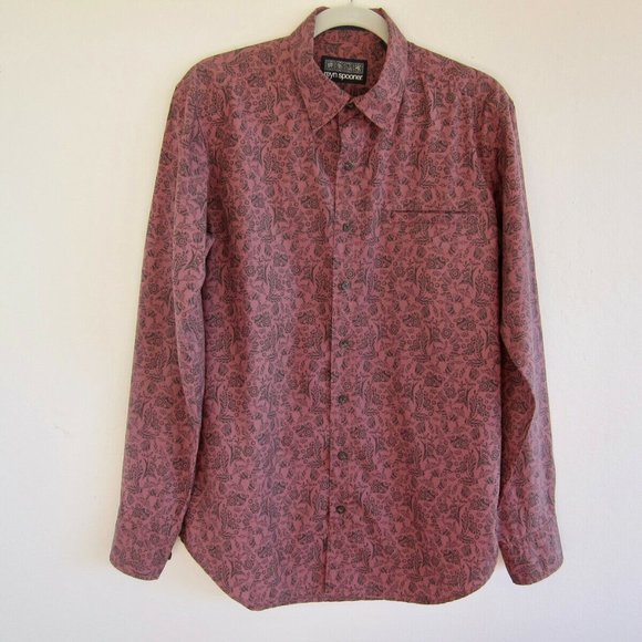 REYN SPOONER 100% COTTON FLORAL SHIRT, SIZE SMALL/MEDIUM, NEW WITHOUT TAGS - Picture 1 of 10